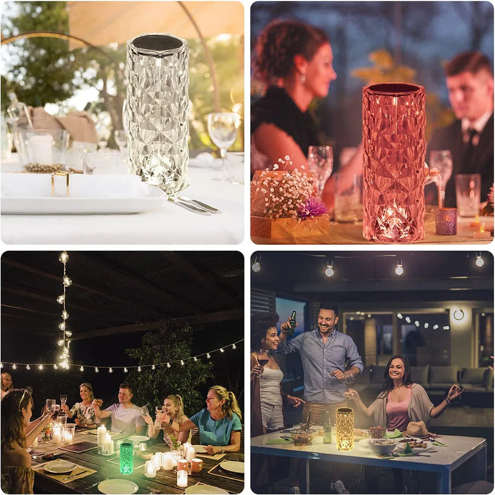 Lampa DiamondGlow – Iluminare 3D cu efect de cristal