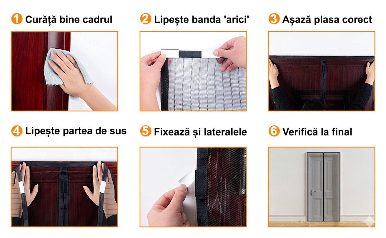 Plasă Magnetică Anti-Insecte Premium - Set 1+1 GRATIS 🎁