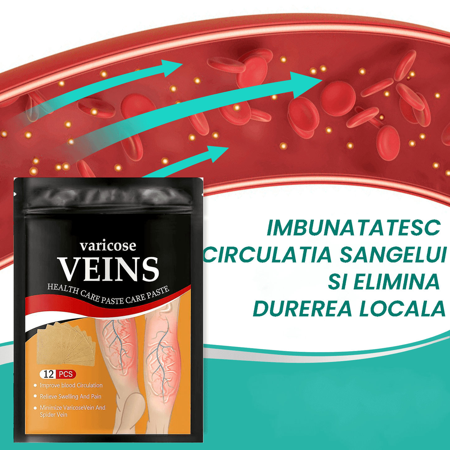 Set de plasturi pentru vene varicoase