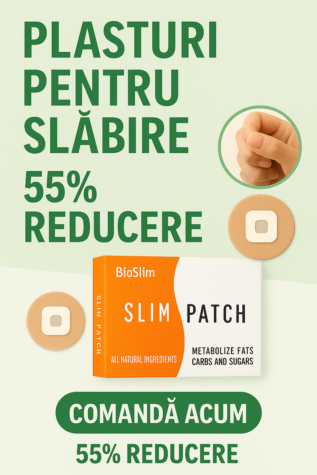 Set 30 Plasturi  pentru slăbit și detoxifiere